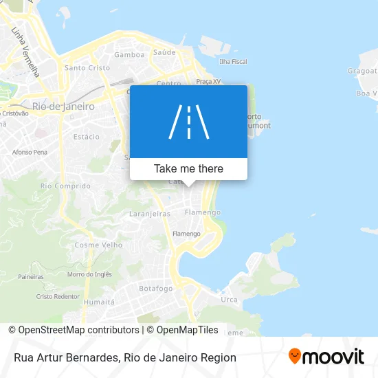 Rua Artur Bernardes map