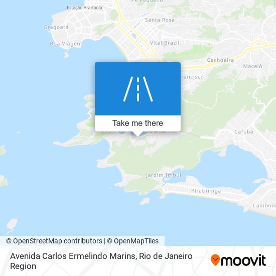 Mapa Avenida Carlos Ermelindo Marins