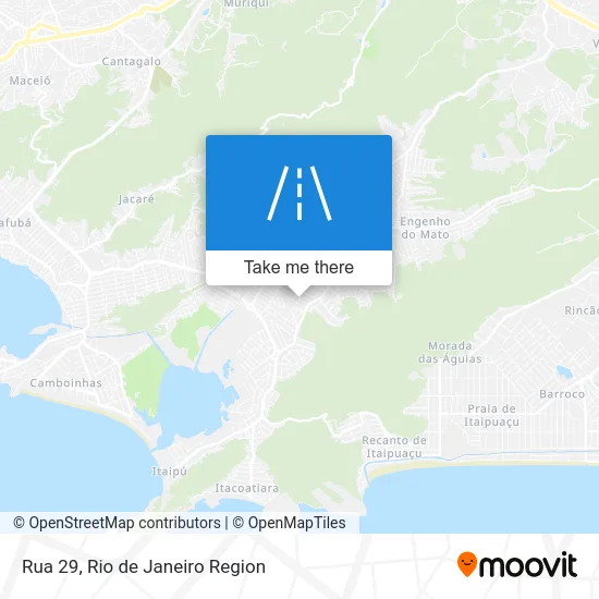 Rua 29 map