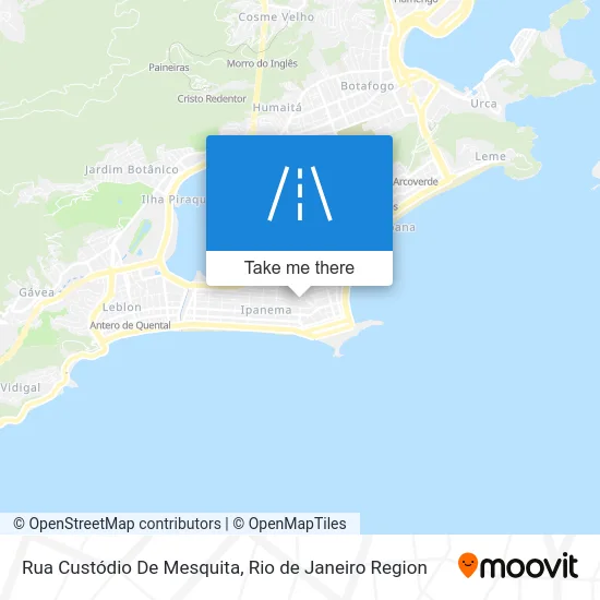 Rua Custódio De Mesquita map