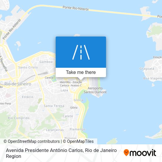 Avenida Presidente Antônio Carlos map