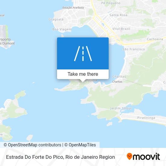 Estrada Do Forte Do Pico map