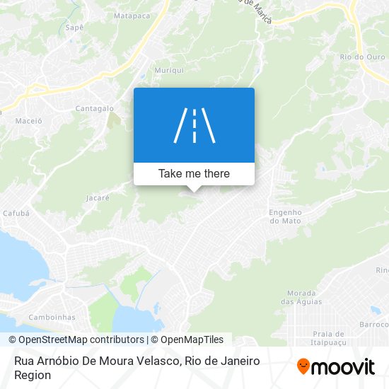 Mapa Rua Arnóbio De Moura Velasco