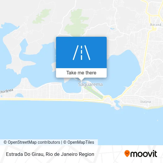 Estrada Do Girau map