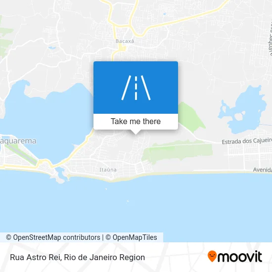 Rua Astro Rei map