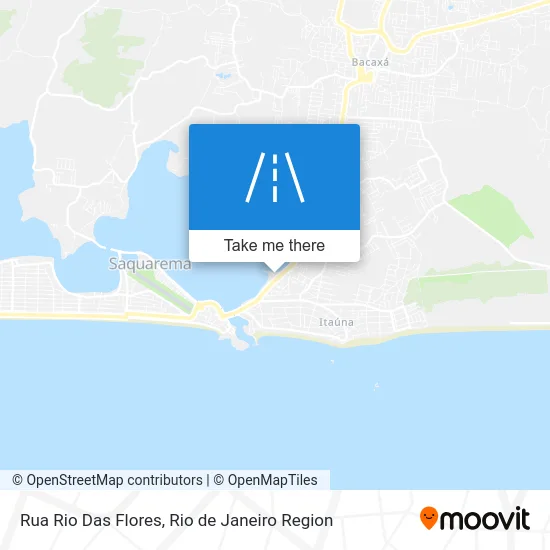 Rua Rio Das Flores map