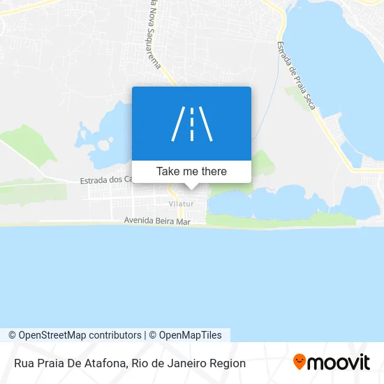 Rua Praia De Atafona map