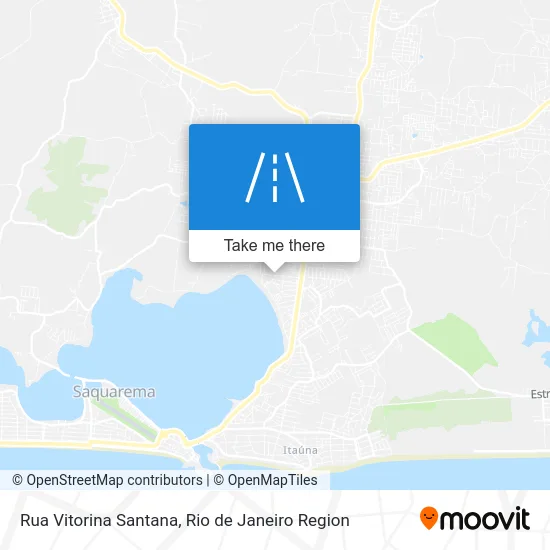 Rua Vitorina Santana map