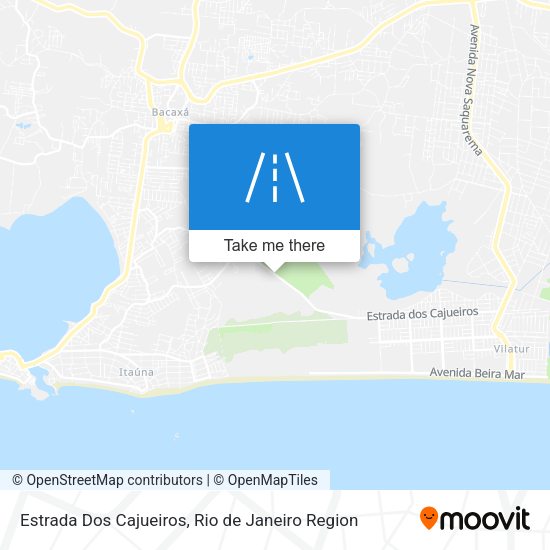 Estrada Dos Cajueiros map