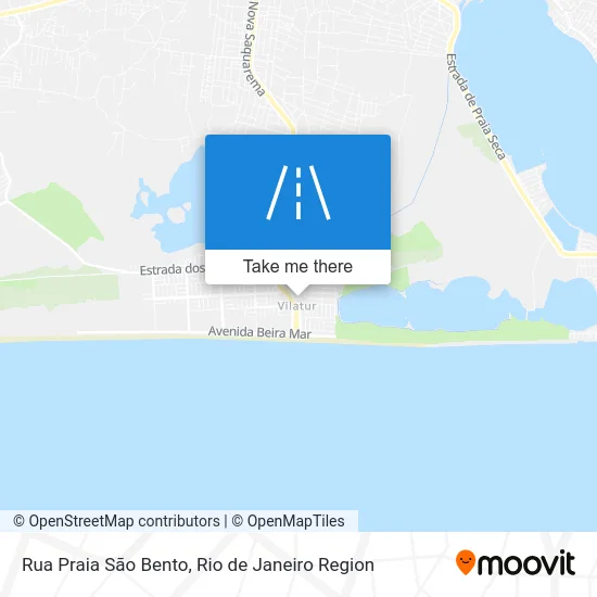 Rua Praia São Bento map