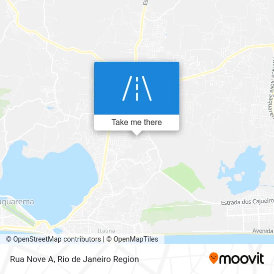 Rua Nove A map