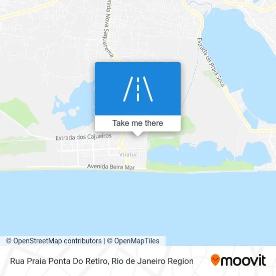 Rua Praia Ponta Do Retiro map