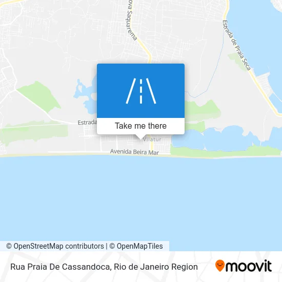Rua Praia De Cassandoca map