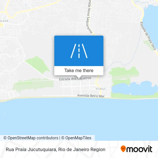 Rua Praia Jucutuquiara map