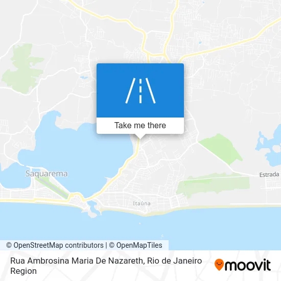 Rua Ambrosina Maria De Nazareth map