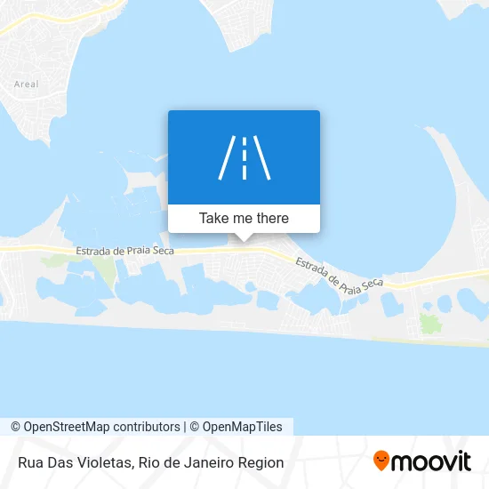 Rua Das Violetas map