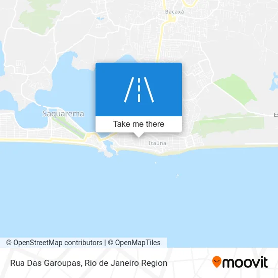 Rua Das Garoupas map