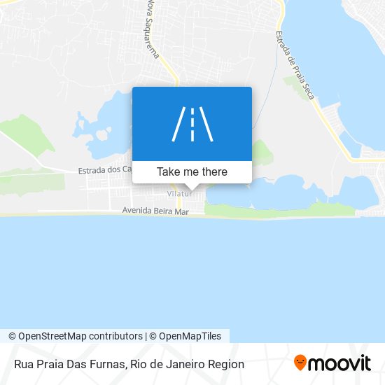 Rua Praia Das Furnas map