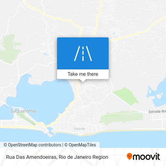 Rua Das Amendoeiras map