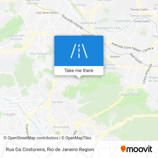 Rua Da Costureira map