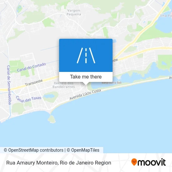 Rua Amaury Monteiro map