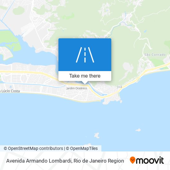 Mapa Avenida Armando Lombardi