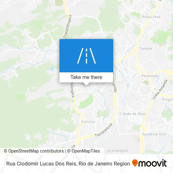 Rua Clodomir Lucas Dos Reis map