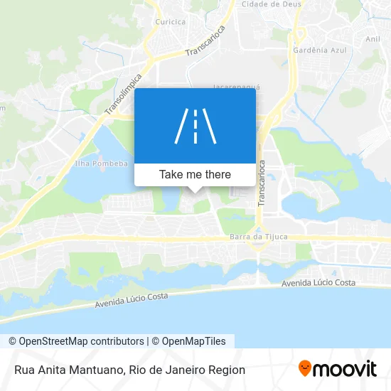 Rua Anita Mantuano map