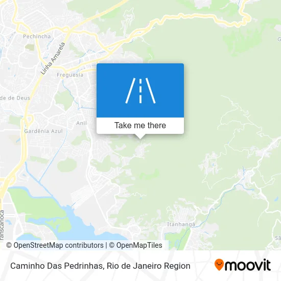 Caminho Das Pedrinhas map