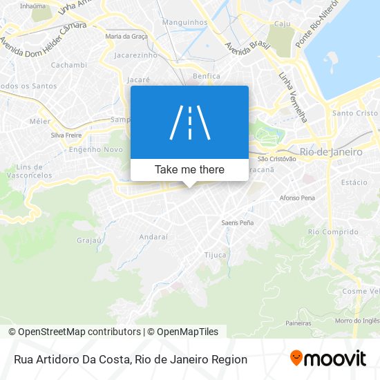Mapa Rua Artidoro Da Costa
