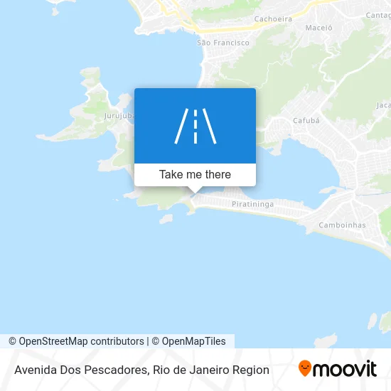 Avenida Dos Pescadores map