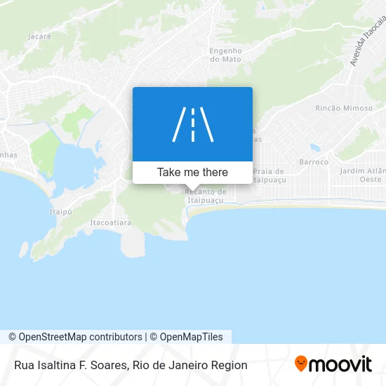 Rua Isaltina F. Soares map