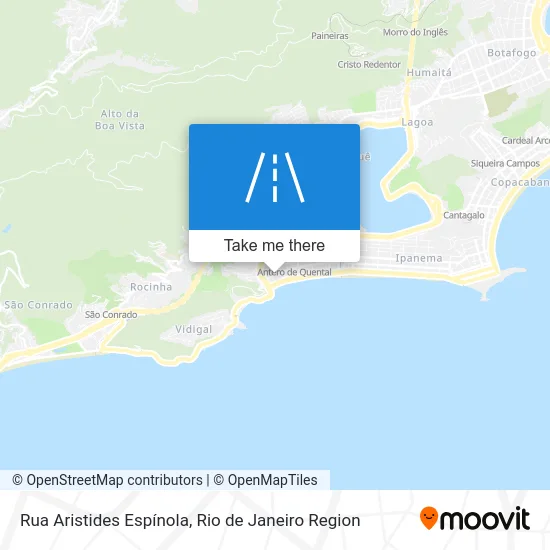 Rua Aristides Espínola map