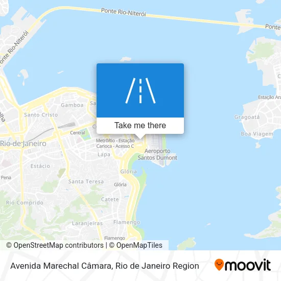 Avenida Marechal Câmara map