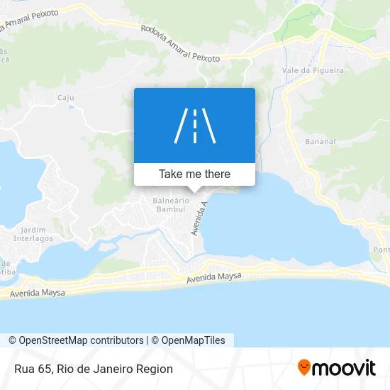Rua 65 map