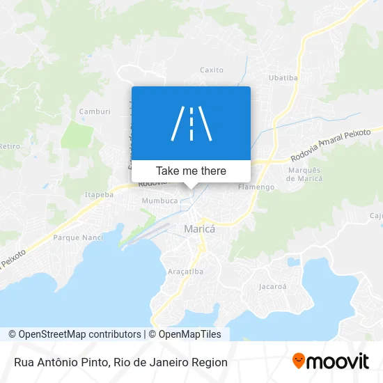 Rua Antônio Pinto map