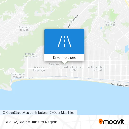 Rua 32 map