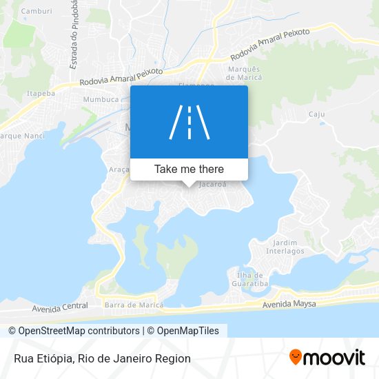 Rua Etiópia map
