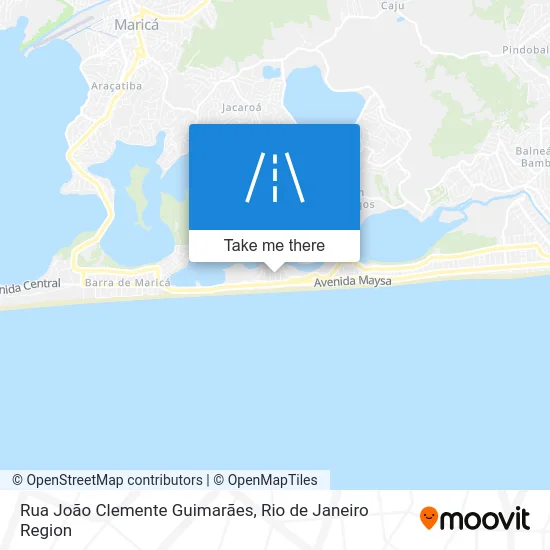 Rua João Clemente Guimarães map