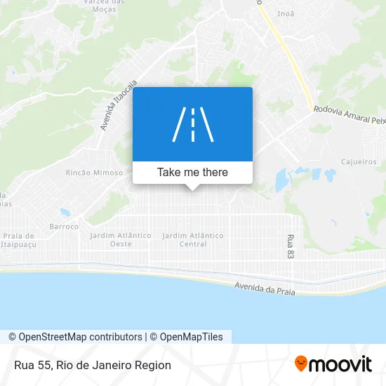 Rua 55 map