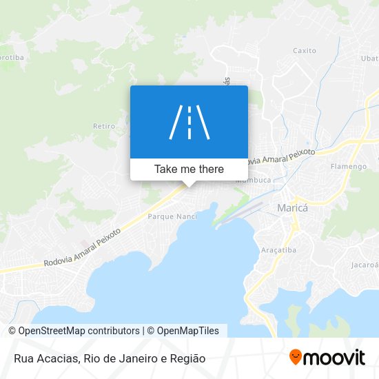 Rua Acacias map