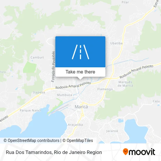 Rua Dos Tamarindos map
