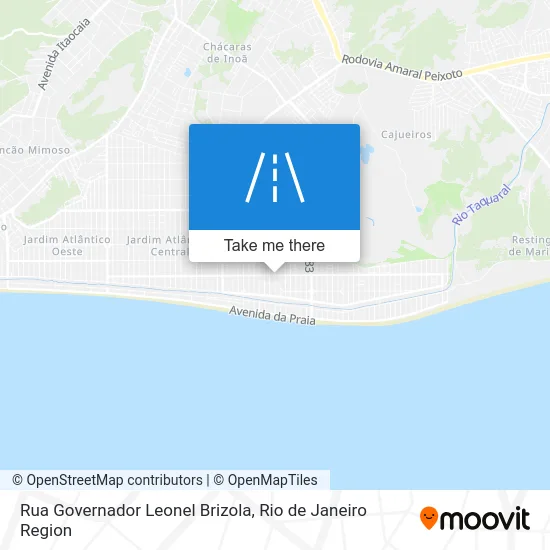 Rua Governador Leonel Brizola map