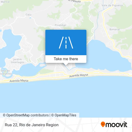 Rua 22 map