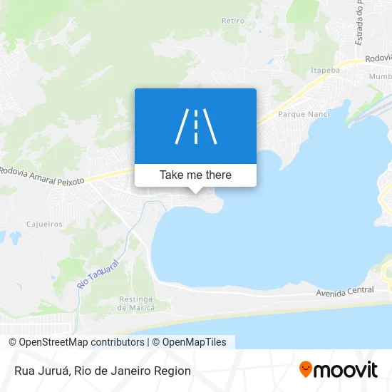 Rua Juruá map