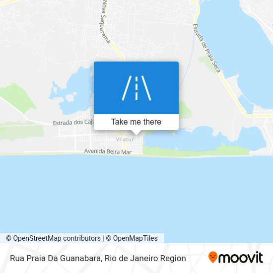 Rua Praia Da Guanabara map