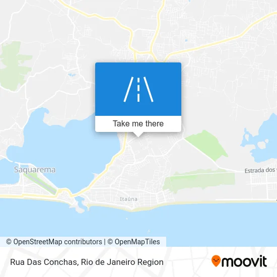 Rua Das Conchas map