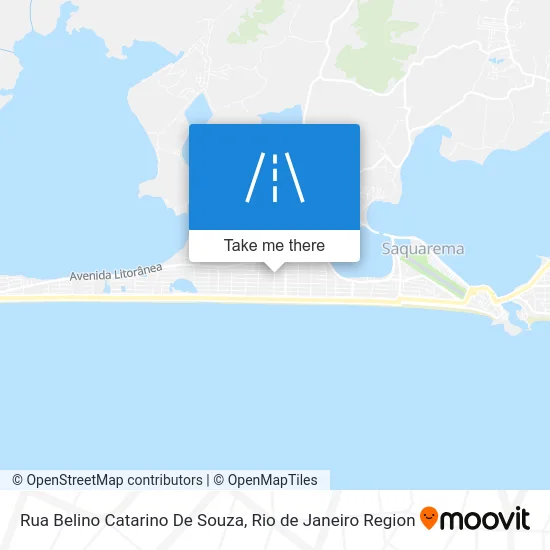 Rua Belino Catarino De Souza map