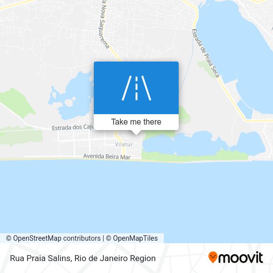Rua Praia Salins map