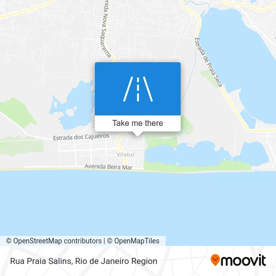 Rua Praia Salins map